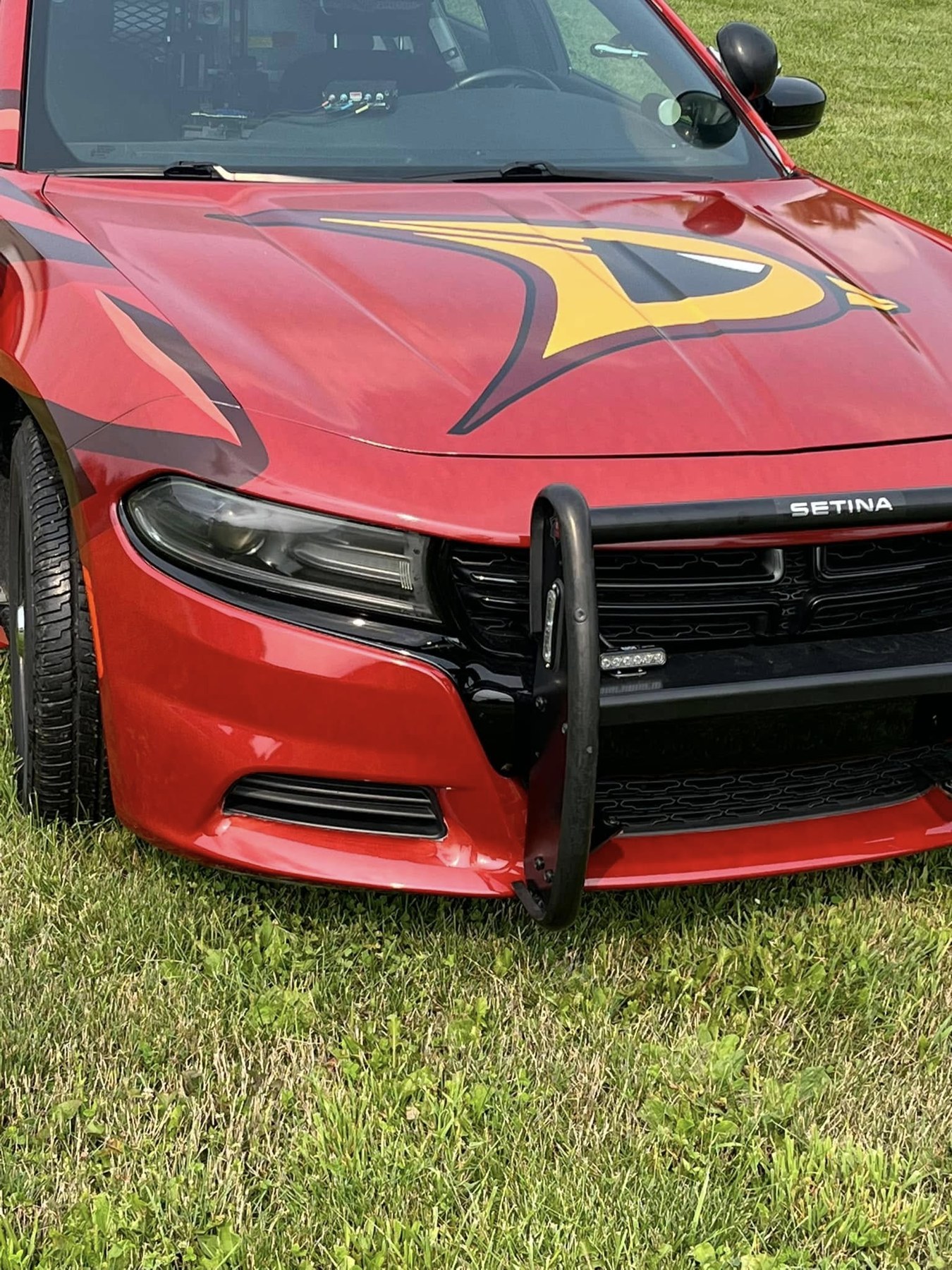 Davison Township Police wrap - hood graphic