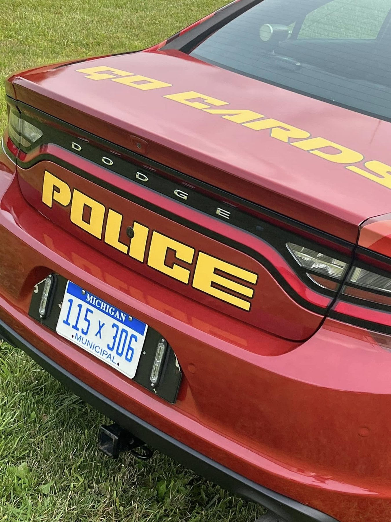 Davison Township Police wrap - trunk detail